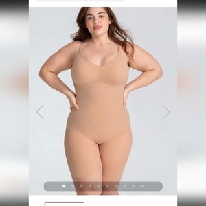Honeylove Superpower Short Shapewear Sand/Nude Size XL